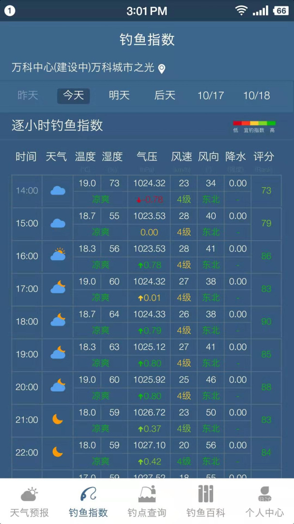钓鱼天气预报app2.0.26