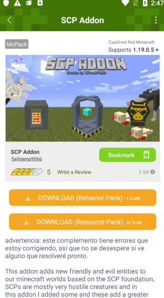 Addons汉化版app1.20.3
