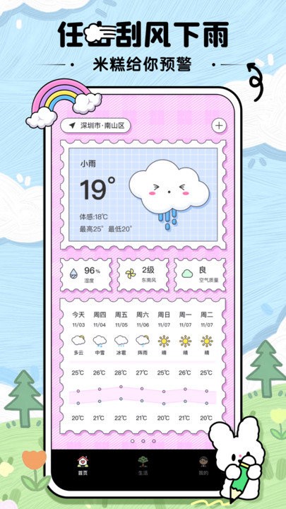 米糕天气app1.0.0