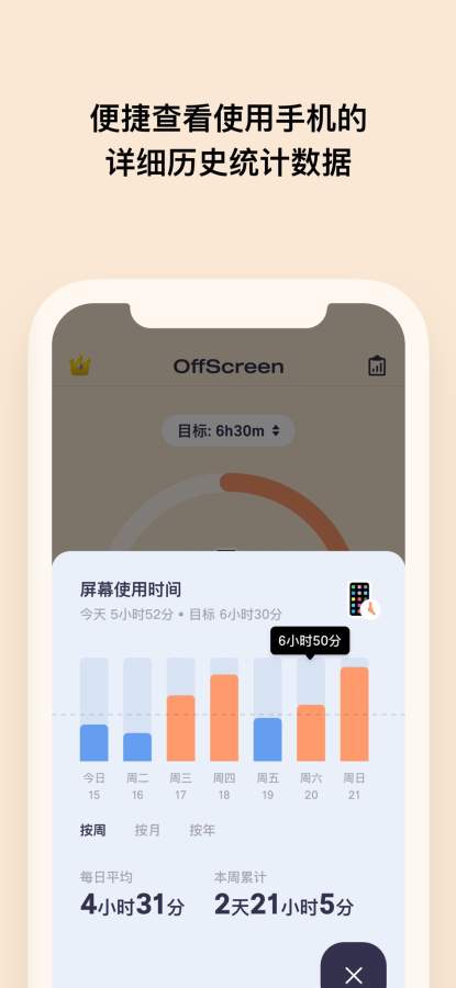OffScreen屏幕时间统计1.0.2