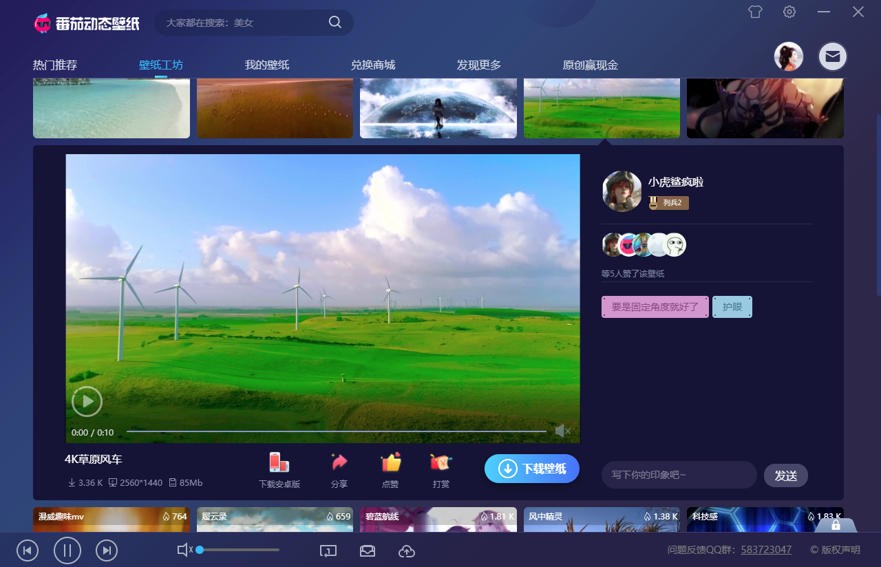 番茄动态壁纸app1.3.1