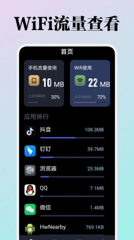 WiFi流量监测app1.1